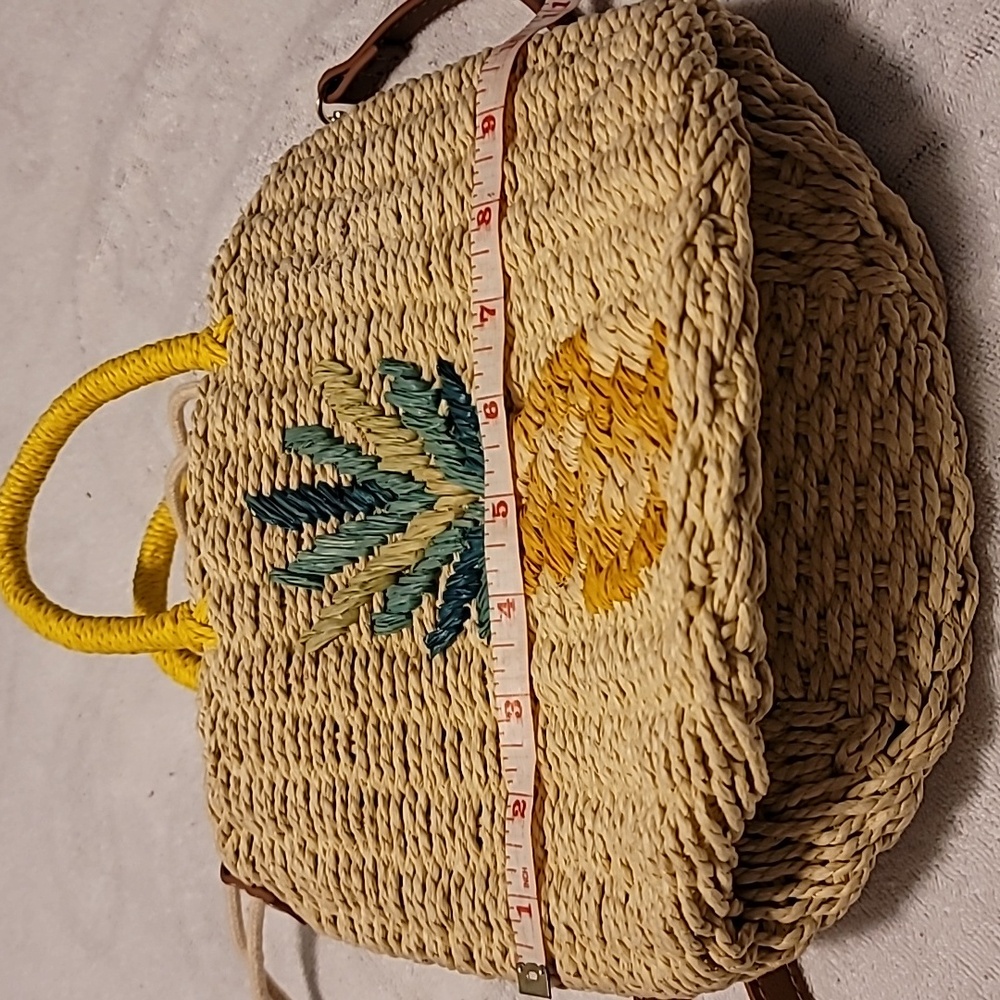 Straw Studios Pineapple Embroidered Crossbodyhand… - image 8